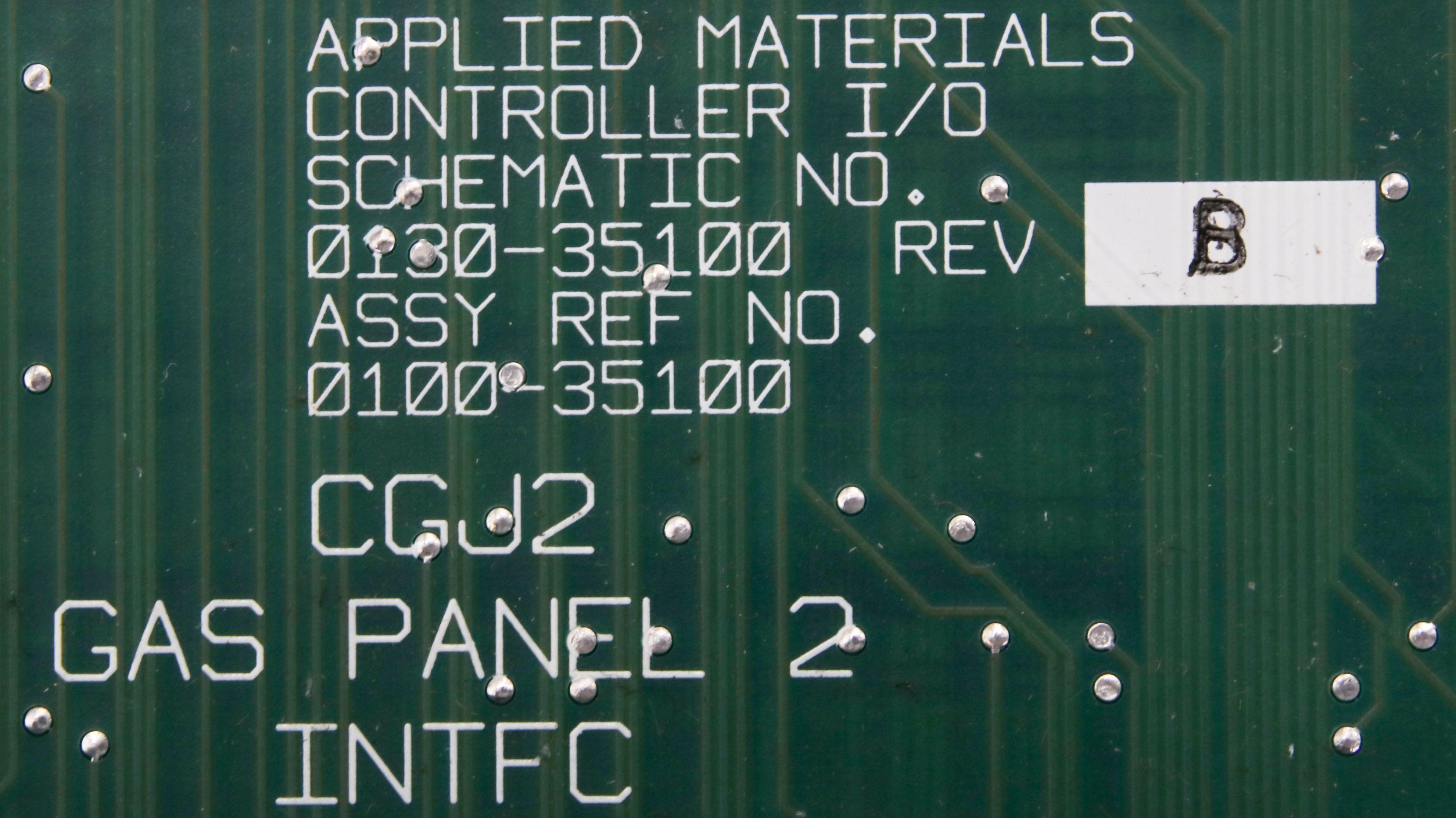 11657 APPLIED MATERIALS PCB ASSY, BACKPLANE CTLR I/O, 0130-35100